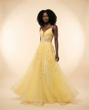 Robe En Tulle Jaune