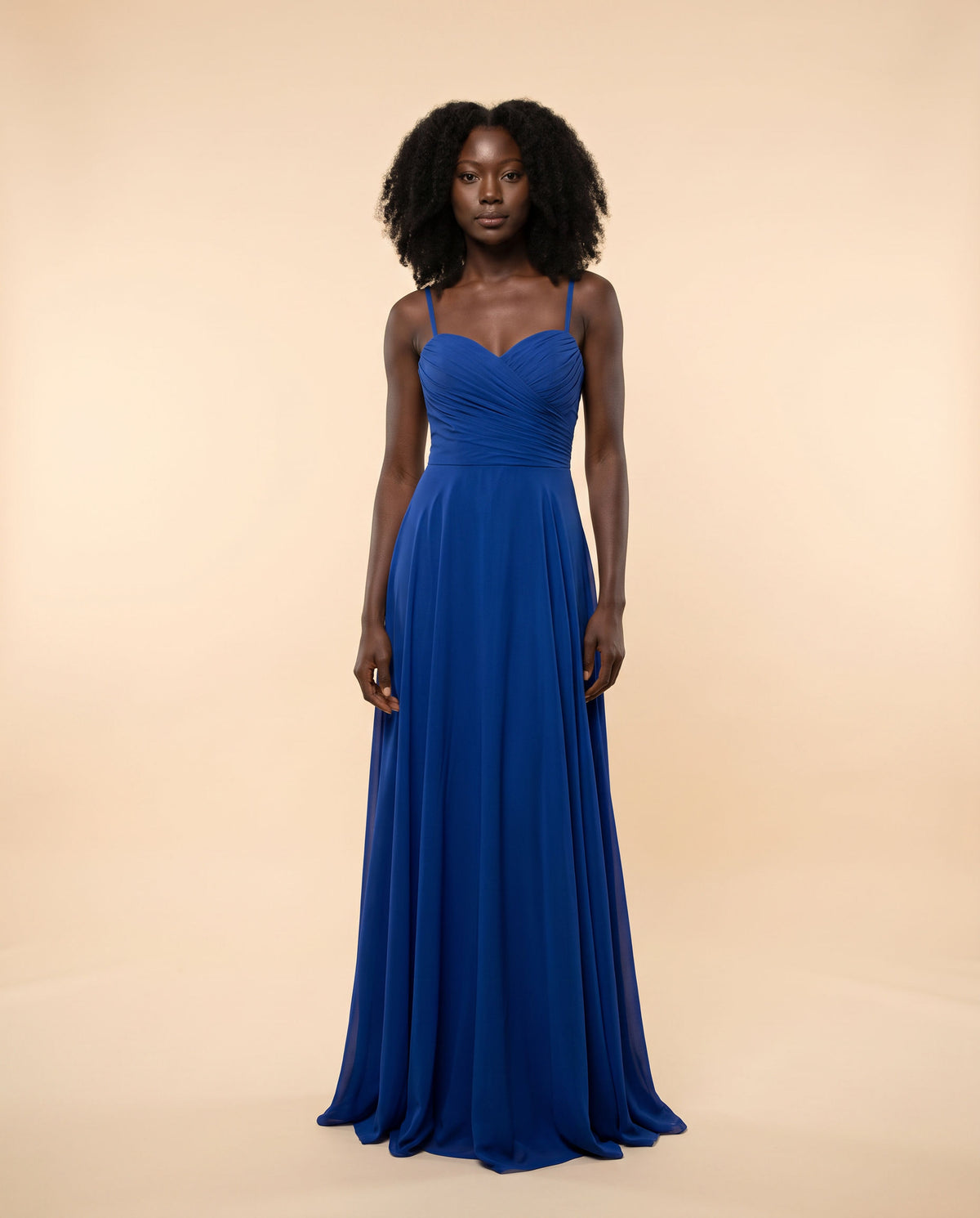 Robe Fluide Bleu Pâle
