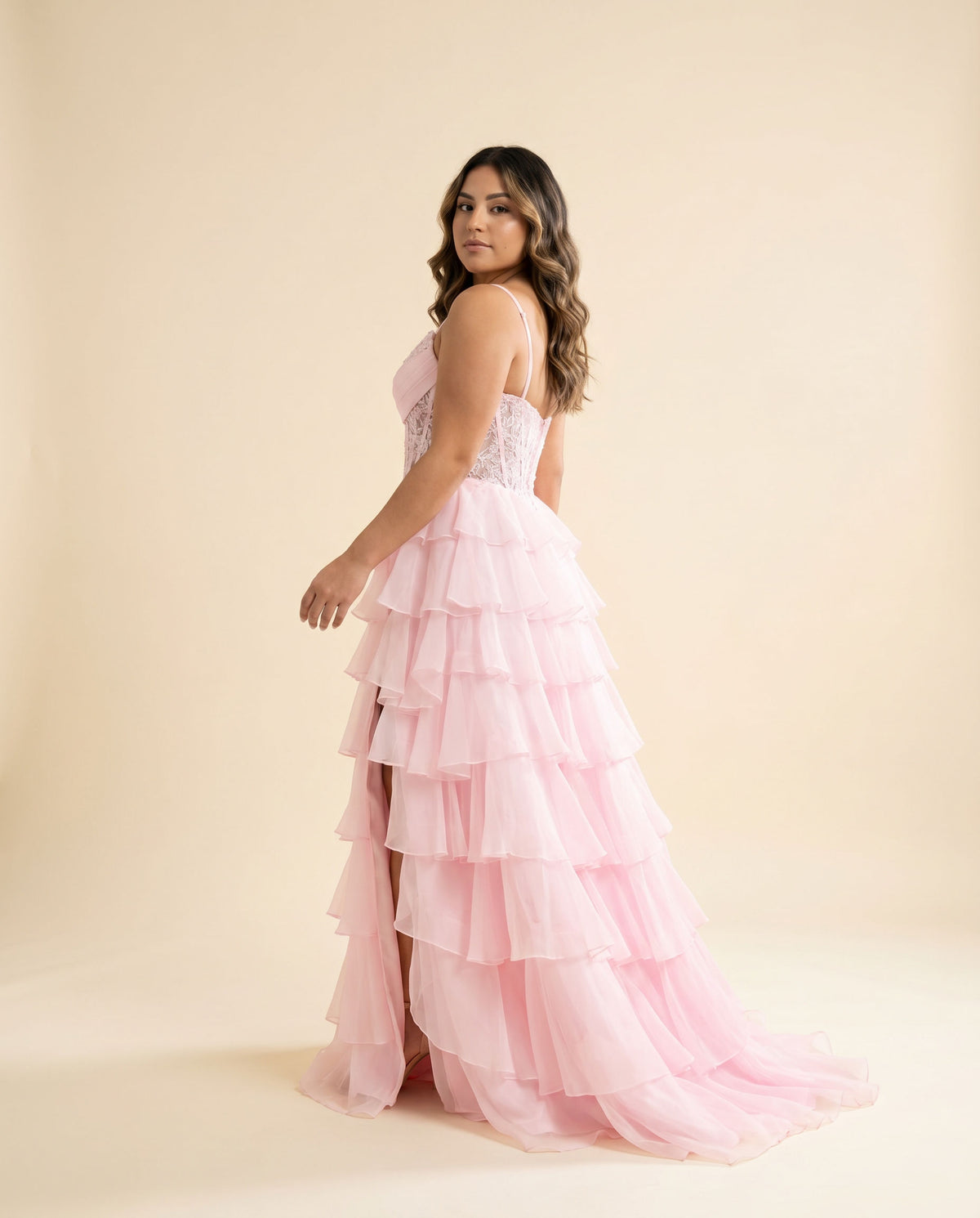 Robe Bustier Dos Lacé Royal