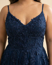 Robe Décolleté Marine