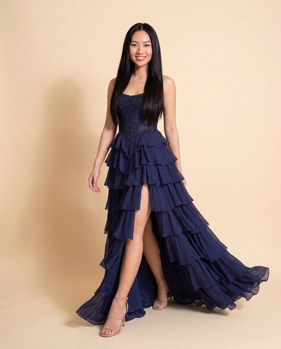 Robe Corset Marine