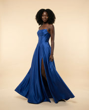 Robe corset bustier Bleu marine