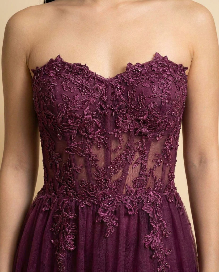 Robe Sirène Prune