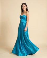 Robe Avec Corset Bustier Peacock