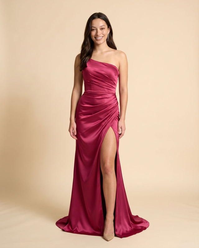 Robe En Satin Berry