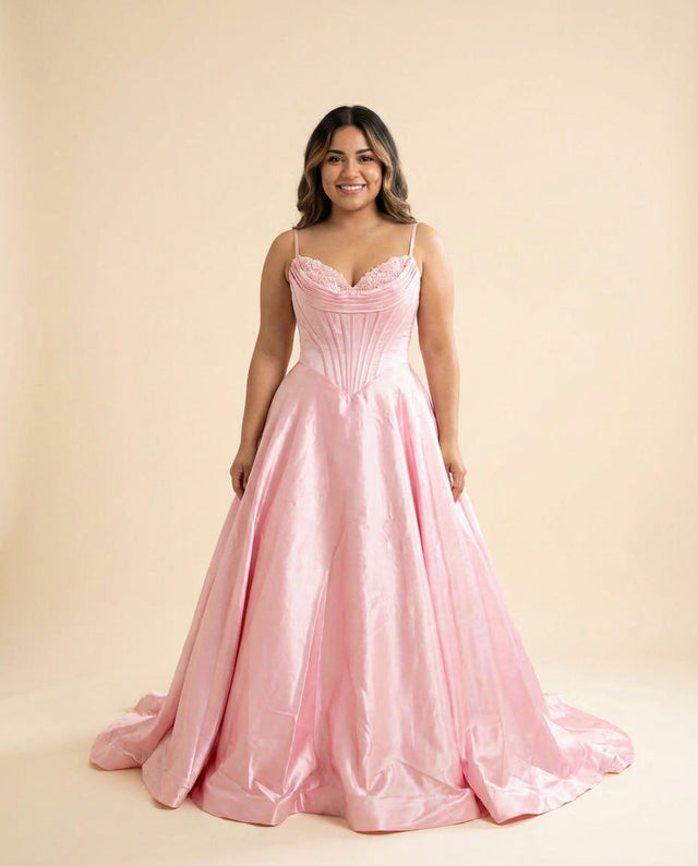 Robe Bustier Rose