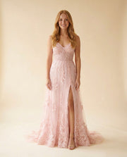 Robe Sirène Rose Pâle