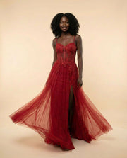 Robe Dos Ouvert Rouge