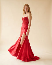 Robe Corset Argenté