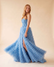 Robe Corset Bleu Poudre