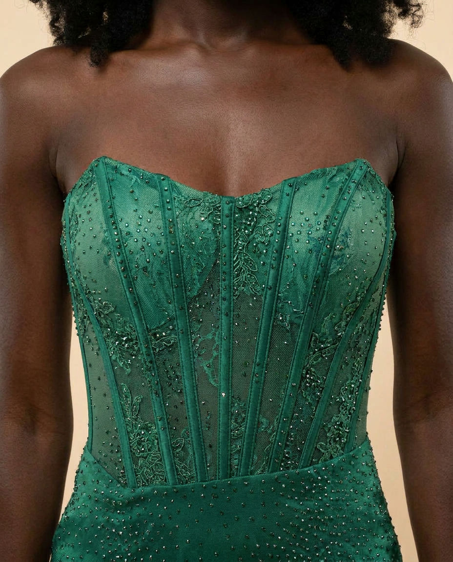Robe Sirène Émeraude