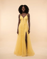 Robe Jaune En Tulle