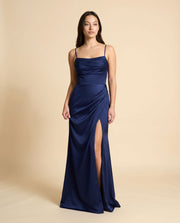 Robe Ajustée Marine