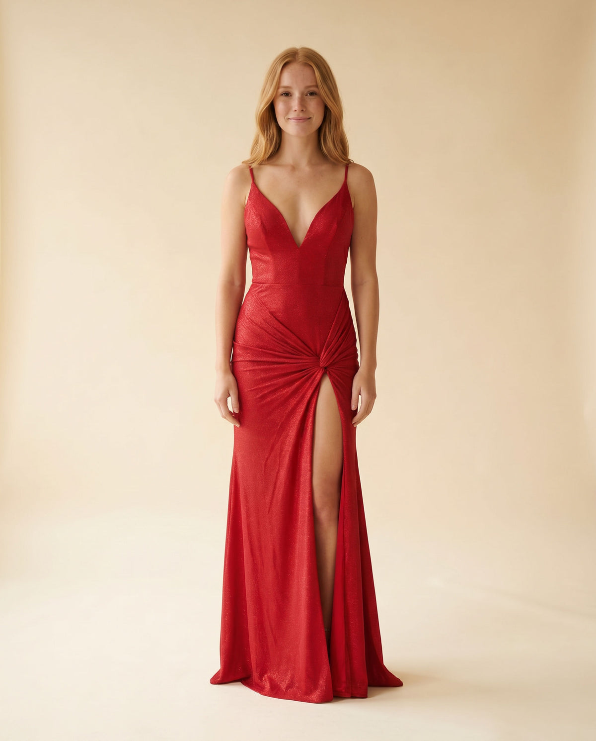 Robe Scintillante Rouge