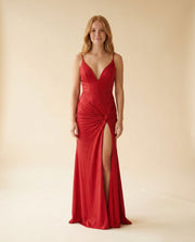 Robe Scintillante Rouge