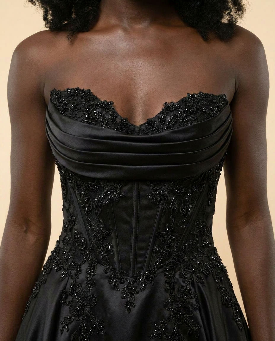 Robe Corset Princesse Noire
