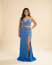 Robe 2Pieces Brillante Noire