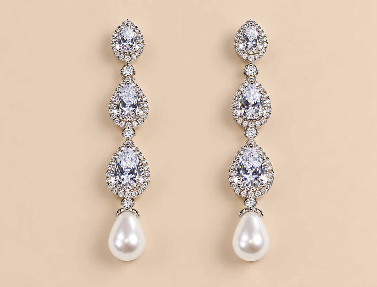 Boucles d'oreilles 2831 Argent et Perles
