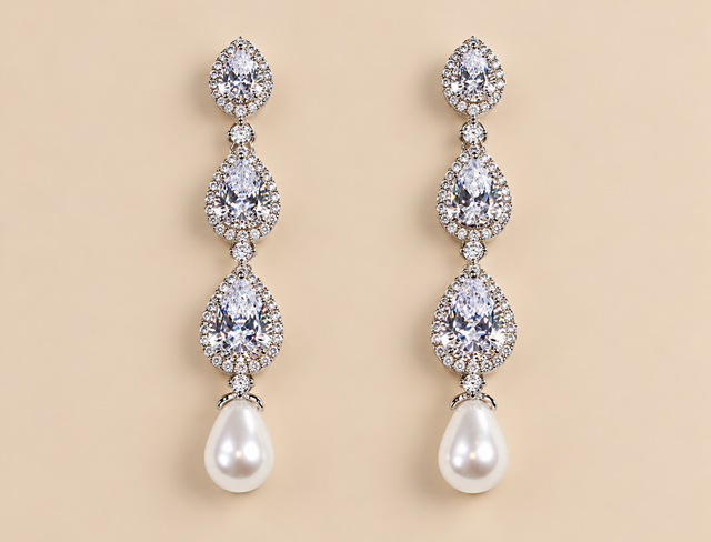 Boucles d'oreilles 2831 Argent et Perles