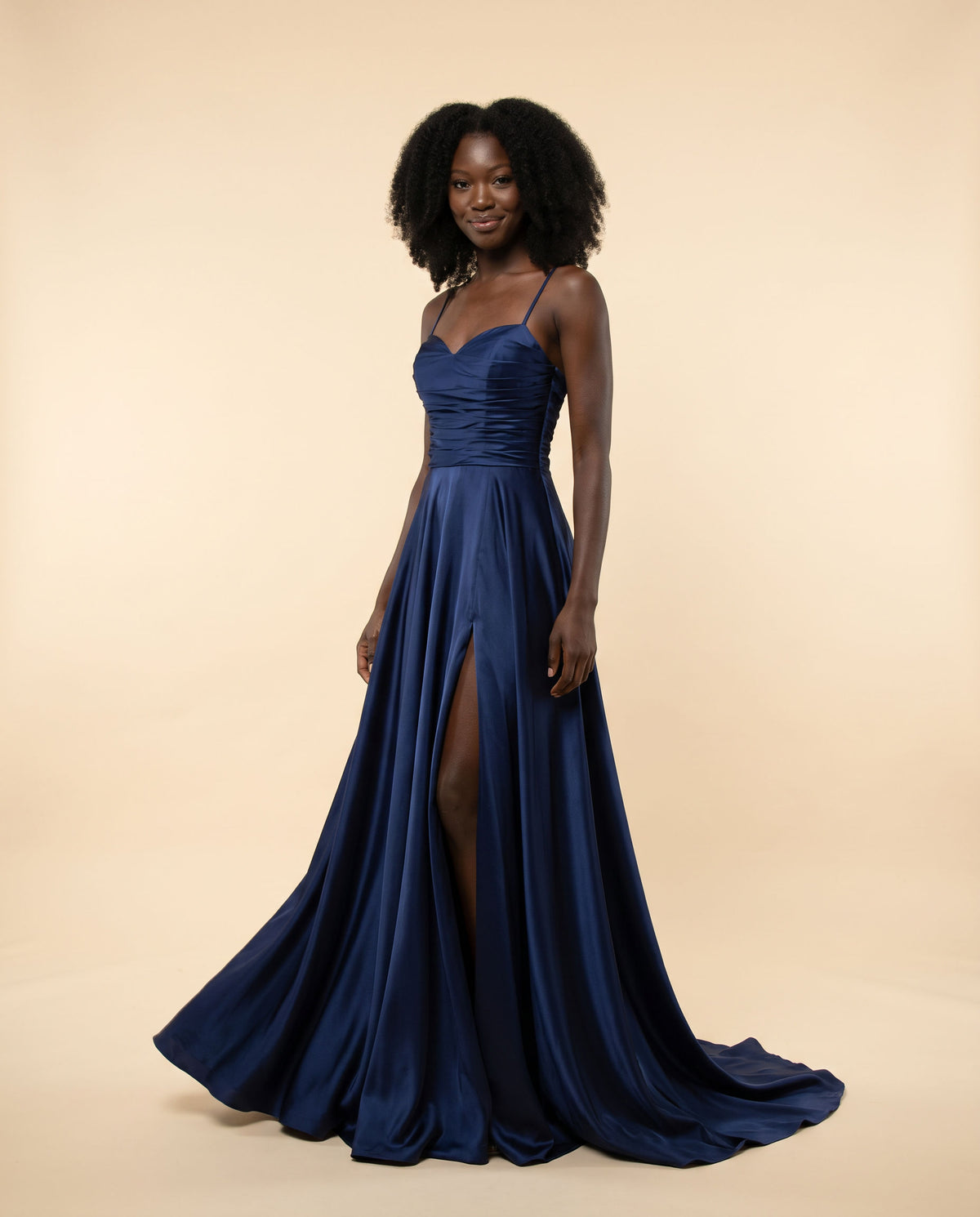 Robe Simple Bleu Marin