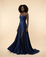 Robe Simple Bleu Marin