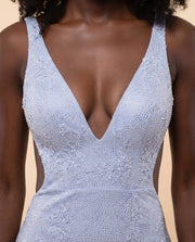 Robe Sirène Bleu Provence