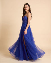 Robe Avec Tule Royal