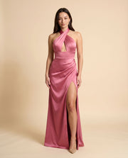 Robe Ajustée Rose Pâle