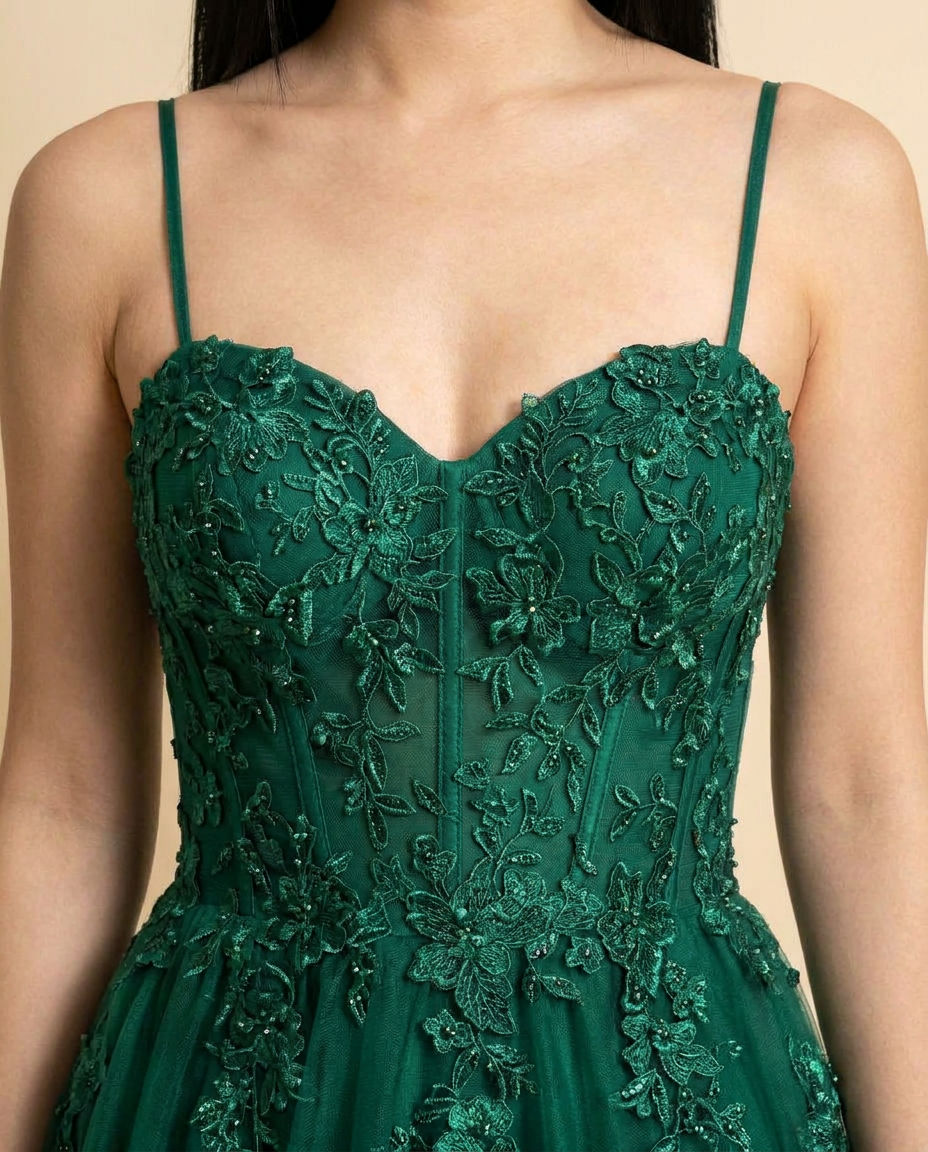Robe Corset Émeraude