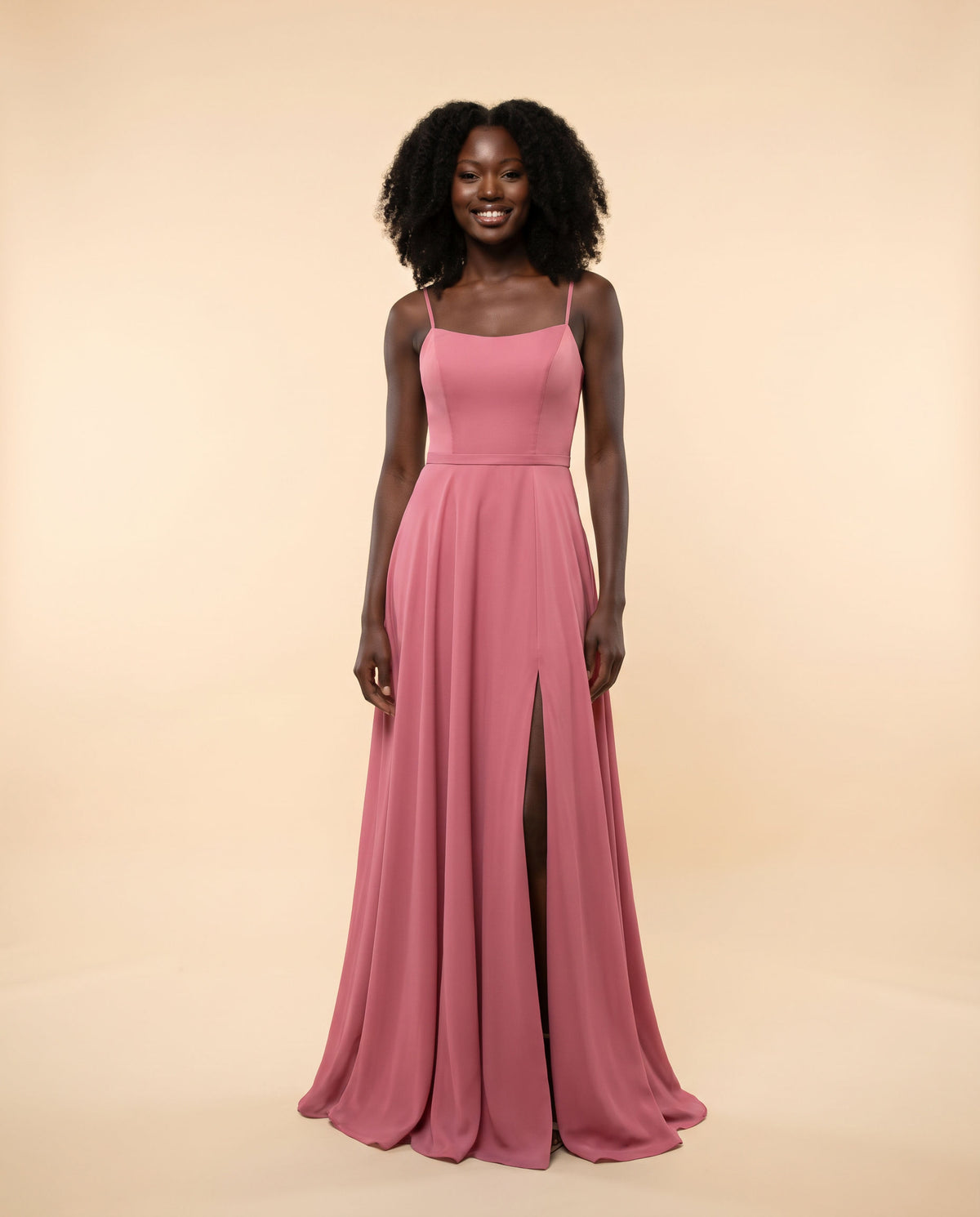 Robe En Satin Rose