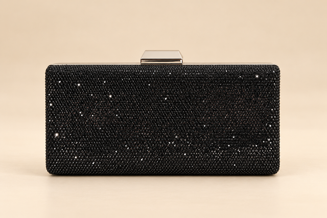 Blossom Sac à Mains Brillants Noire