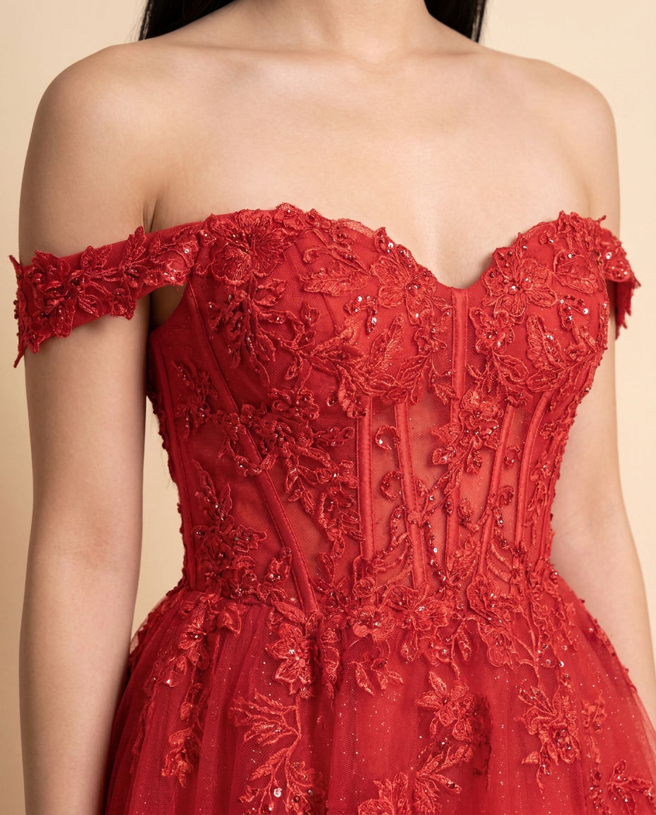 Robe Corset Rouge