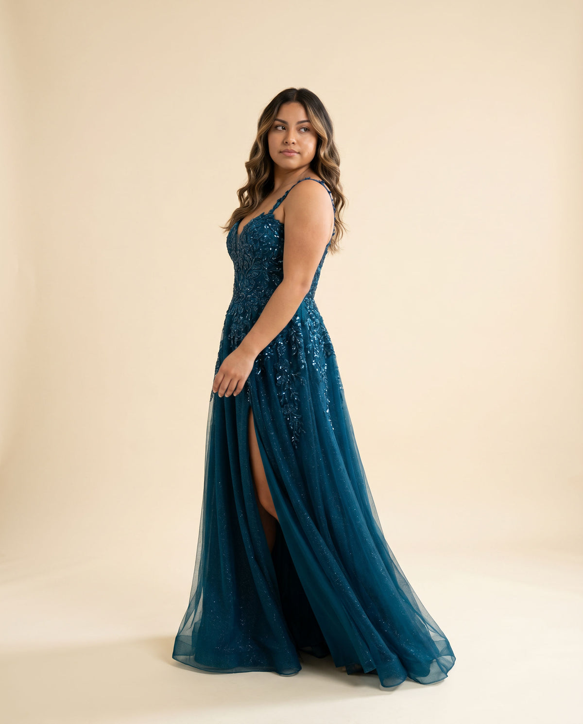 Robe Sarcelle Foncé