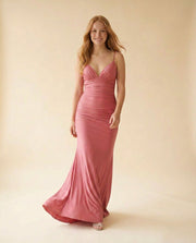 Robe Moulante Rose Flamboyant