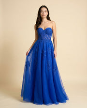 Robe Bustier En Cœur Royal