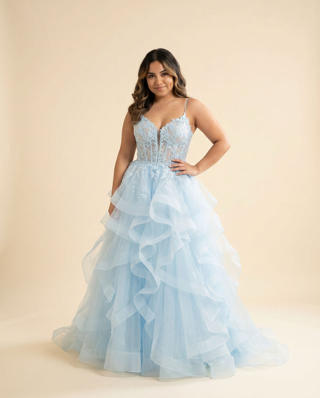 Robe Bleu Pâle