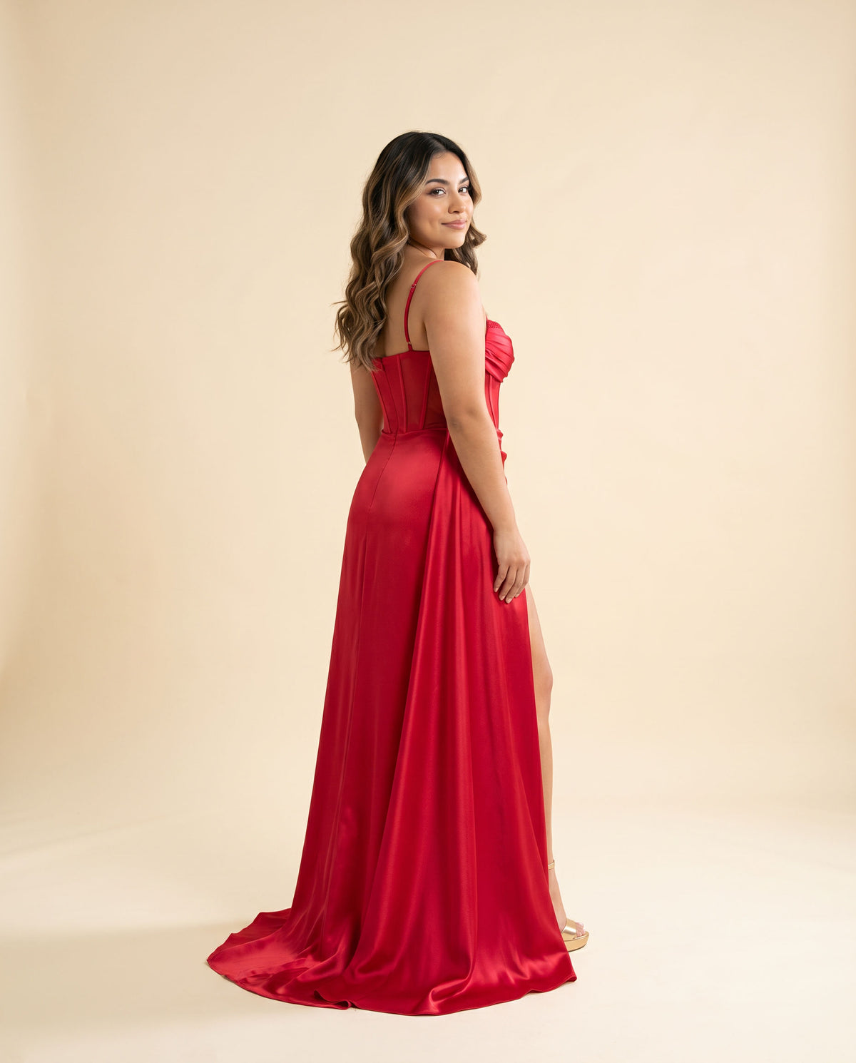 Robe Corset Rouge