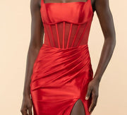 Robe Corset Ajusté Royal