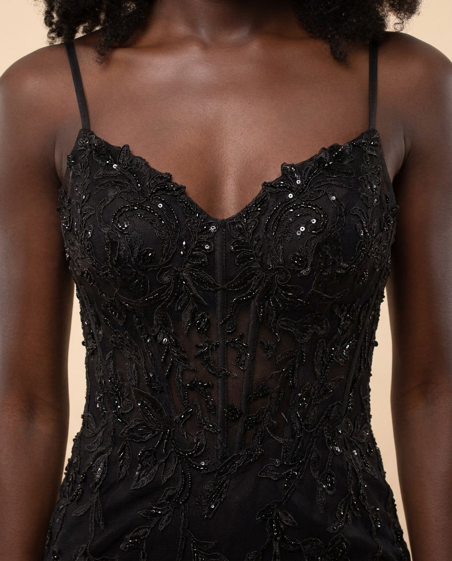 Robe Sirène Noire