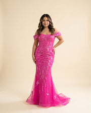 Robe Rose Fuchsia