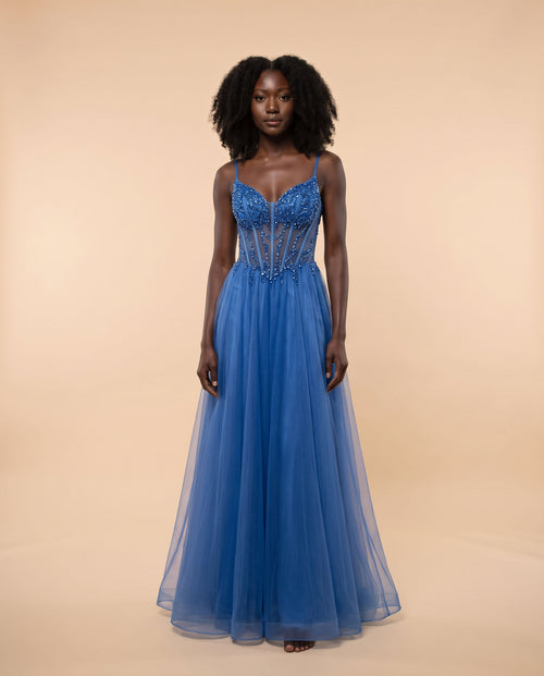 Ladivine - Robe Princesse Bleu - Bleu