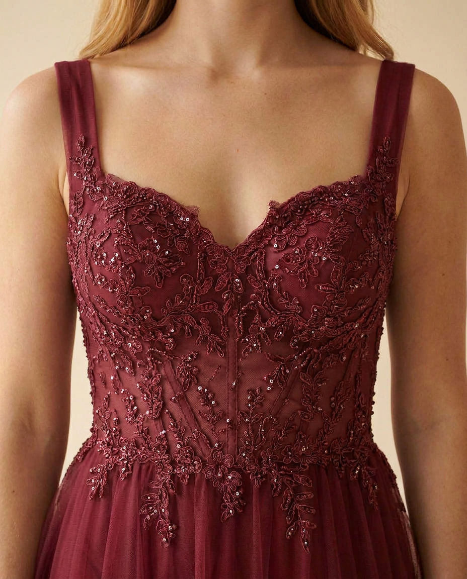 Robe Décolleté Bourgogne