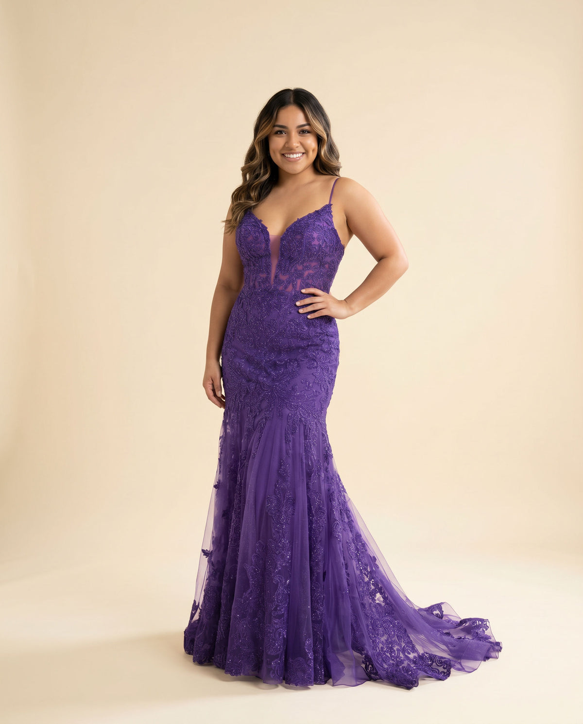 Robe Sirène Violette