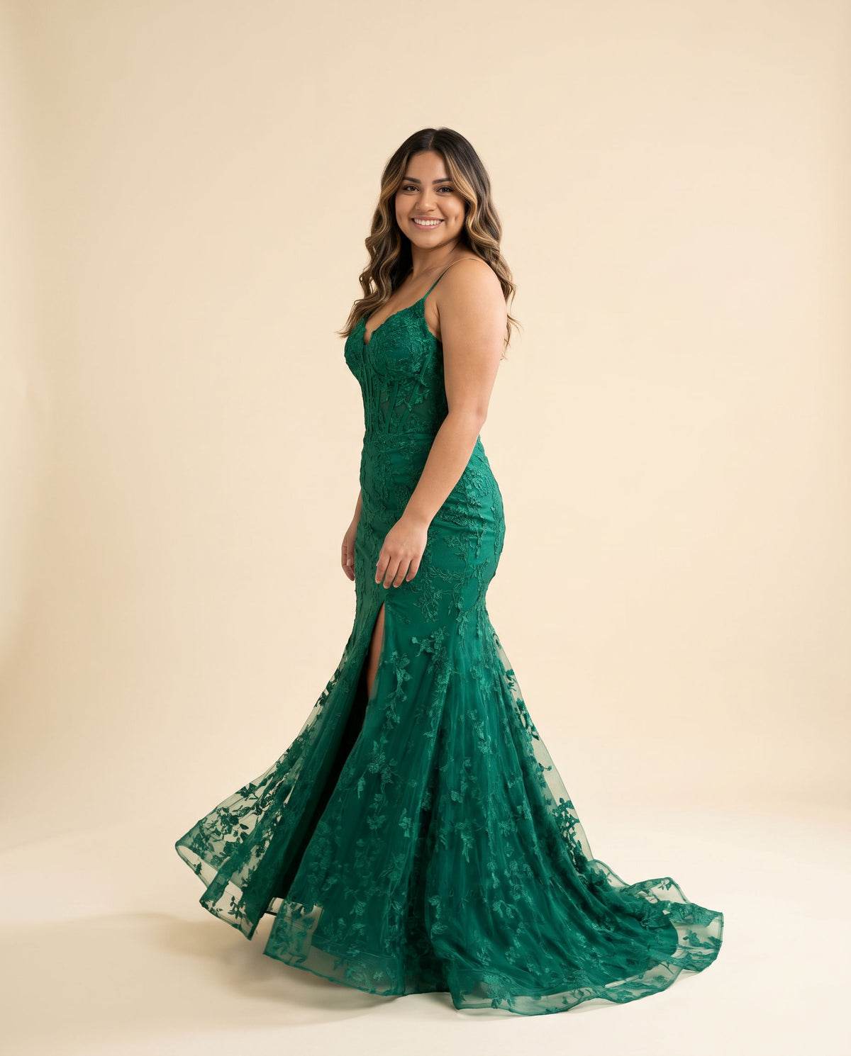 Robe Sirène Émeraude