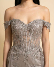 Robe Corset Ajustée Slate