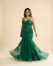 Mermaid Gown Emerald