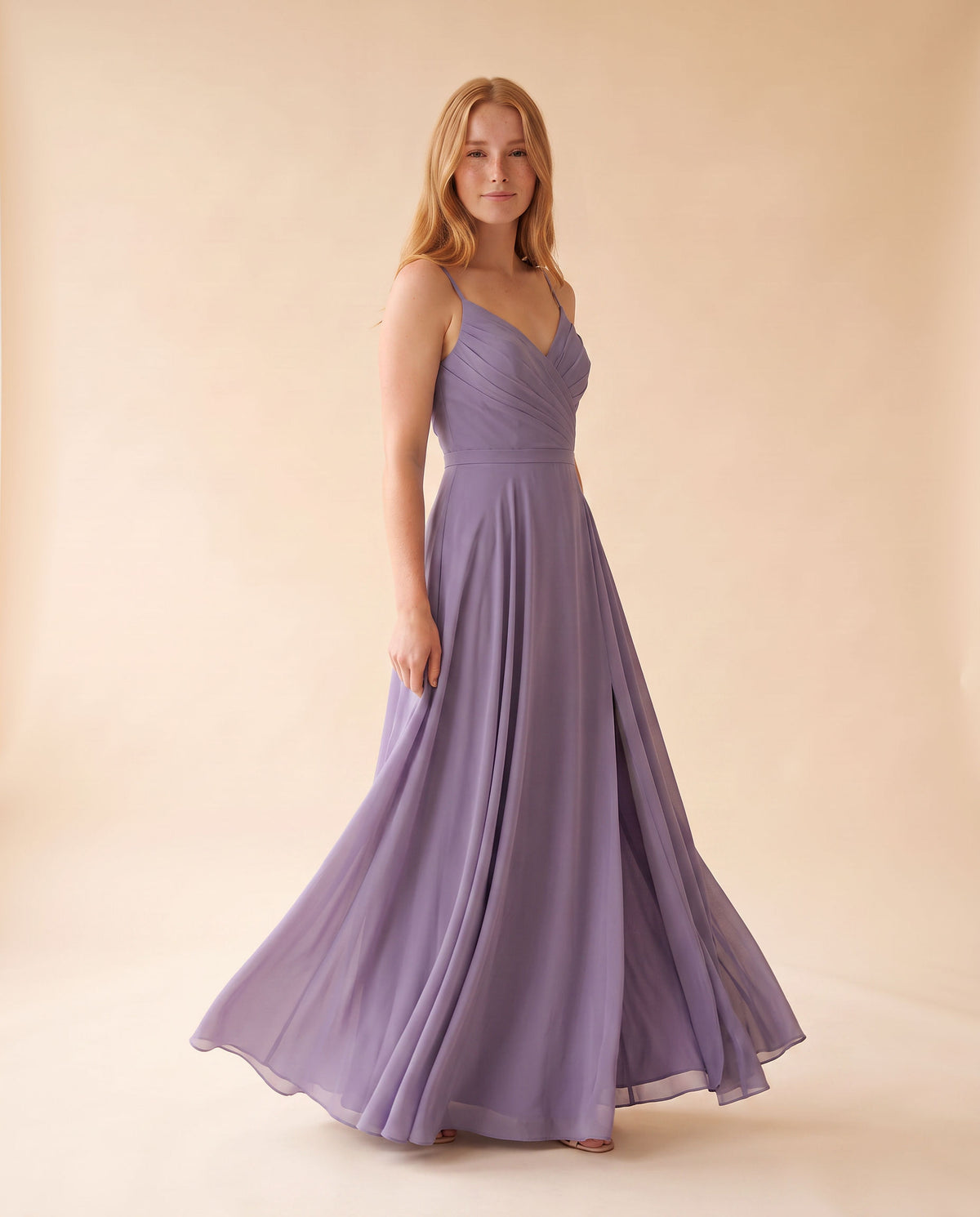Robe Fluide Gris Fumée