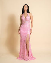 Robe Ajustée Avec Broderies