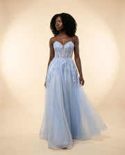 Robe Corset Bleu Glacial