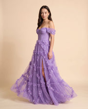 Robe Fleurie Lavande